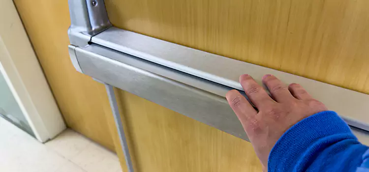 Installing a Push Bar on a Door Arcata